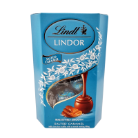 Конфеты LINDT Lindor С нежной тающей карамельной начинкой и морской солью 200г кор