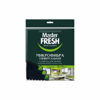 Салфетка MASTER FRESH Для уборки Универсальная черная 1шт м/у