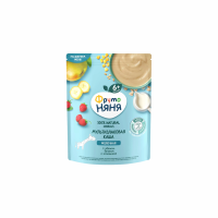 Каша ФРУТО НЯНЯ Молочная Мультизлаковая с яблоком бананом и земляникой 6 мес+ 200г