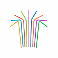 Трубочки ПРАЗДНИЧНЫЙ ДЕНЬ Для коктейля ассорти 50шт м/у