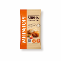 Блины МИРАТОРГ С творогом замороженные 360г