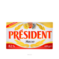 Масло PRESIDENT Сливочное Экстра 82% 400г м/у