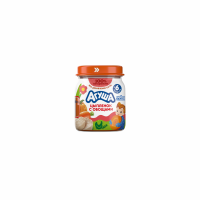 Пюре АГУША Цыпленок с овощами 6мес+ 100г с/б