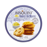 Печенье BISQUINI Датское ассорти сдобное 150г ж/б