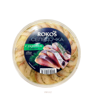 Селедочка ROKOS FISH С укропом в масле 180г