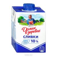 Сливки ДОМИК В ДЕРЕВНЕ 10% 200г т/п Сливки ДОМИК В ДЕРЕВНЕ 10% 200г т/п