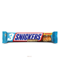 Батончик SNICKERS Crisp с арахисом хрустящими рисовыми шариками и карамелью в молочном шоколаде 60г