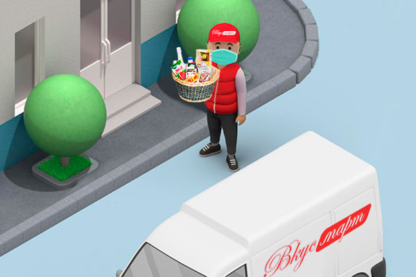 Безопасная доставка от ВКУСМАРТ в Астане