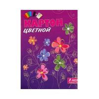 Набор TENGIS Картон цветной Violet 8л Набор TENGIS Картон цветной Violet 8л