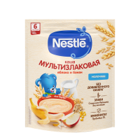 Каша NESTLE Мультизлаковая Молочная Яблоко и банан 6 мес+ 200г м/у