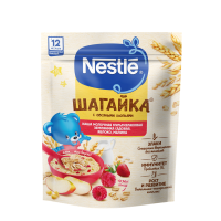 Каша NESTLE Шагайка Мультизлаковая Земляника садовая яблоко и малина 12 мес+ 190г м/у