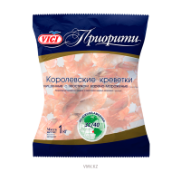 Креветки VICI очищенные с хвостом в/м 31/40 1кг м/у
