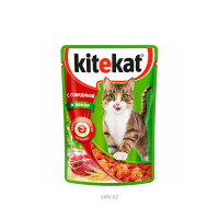 Корм KITEKAT Желе из говядины 85г м/у