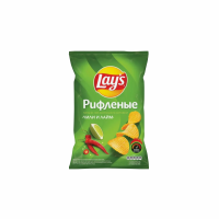Чипсы LAYS Рифленые Чили и лайм 125г