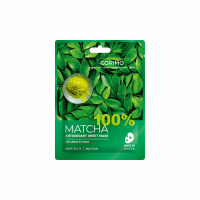 Маска CORIMO Для лица Тканевая Антиоксидант 100% Matcha 22г