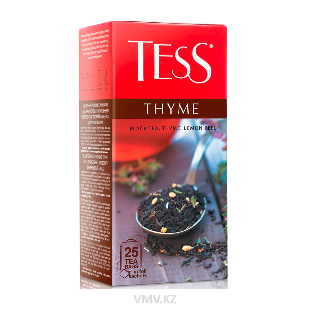 Чай tess шт. Чай Тесс тайм 100 пакетиков. Чай Tess Thyme. Тесс 25 Thyme. Чай Tess 25 пакетиков.