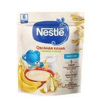 Каша NESTLE Овсяная Молочная Груша и банан 6 мес+ 200г м/у