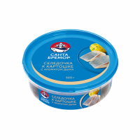 Сельдь САНТА БРЕМОР Селедочка к картошке Филе с ароматом дыма 500г