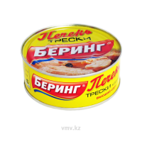 Печень БЕРИНГ Трески натуральная 230г с/б Печень БЕРИНГ Трески натуральная 230г с/б