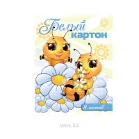Набор ПЧЕЛКИ Картон белый 8 листов Набор ПЧЕЛКИ Картон белый 8 листов
