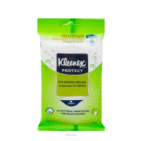 Салфетки KLEENEX Антибактериальные с маслом ши и алоэ вера 10шт м/у