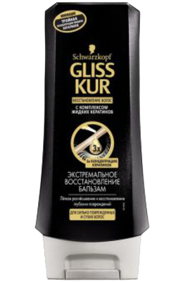 Бальзам GLISS KUR Экстремальное восстановление 200мл п/у