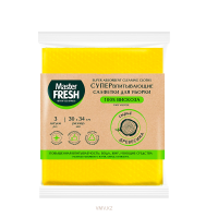 Салфетки MASTER FRESH Супер впитывающие 100% вискоза 30*34см 3шт