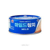 Тунец MILD CANNED TUNA Полосатый Тихоокеанский консервированный 150г Тунец MILD CANNED TUNA Полосатый Тихоокеанский консервированный 150г