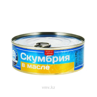 Скумбрия VENTSPILS В растительном масле 240г ж/б