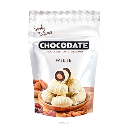 Финики CHOCODATE В белом шоколаде 100г