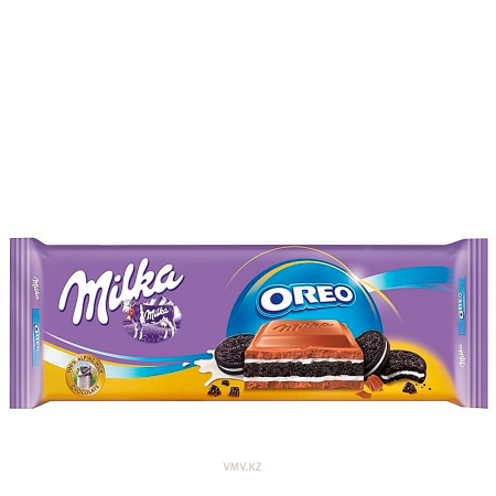 Шоколад MILKA Молочный С Oreo и вкусом Ванили 300г м/у