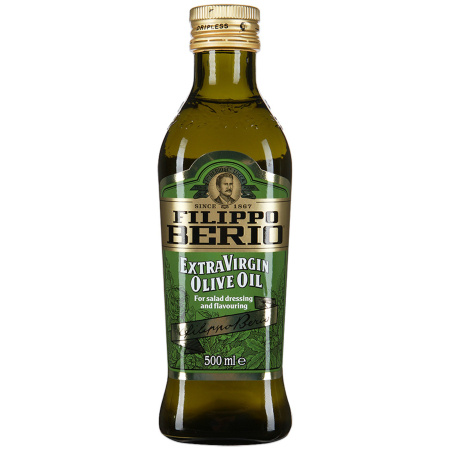 Масло FILIPPO BERIO Оливковое Extra Virgin 500мл с/б