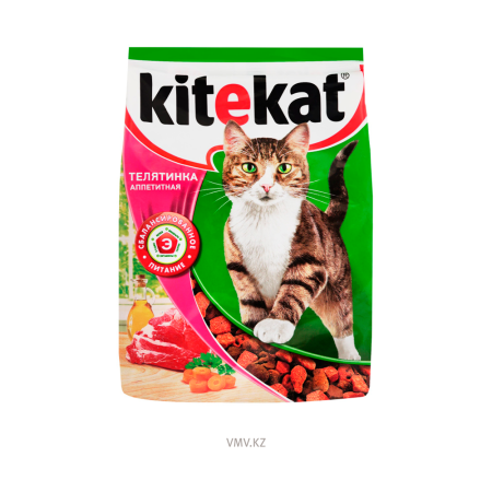 Корм KITEKAT Аппетитная телятинка 350г м/у