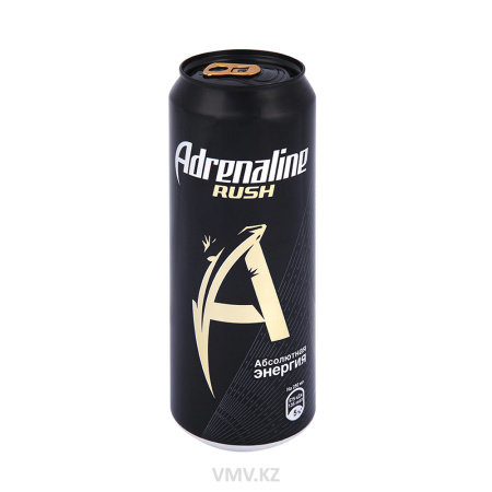 Напиток ADRENALINE Rush энергетический 0,449л ж/б