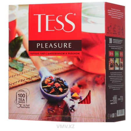 Чай TESS Pleasure 100шт кор
