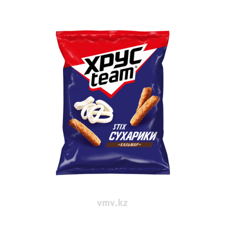 Сухарики ХРУСTEAM Кальмар 60г м/у