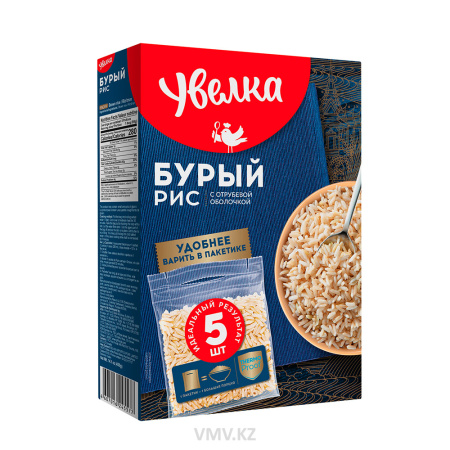 Рис УВЕЛКА Бурый 5шт кор