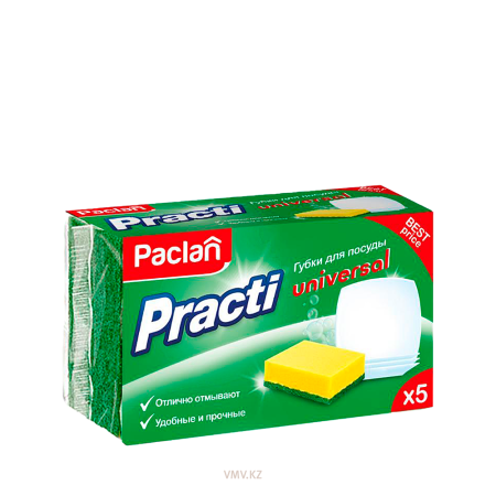 Губка PACLAN Practi Для посуды Universal 5шт