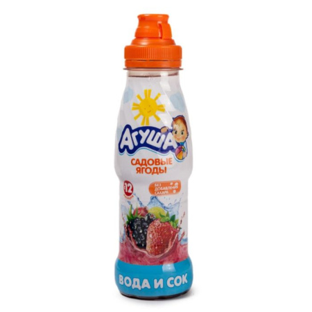 Вода АГУША с соком Садовые ягоды 0,3л т/п