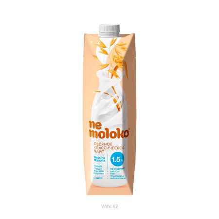 Напиток NEMOLOKO Овсяный классический лайт обогащённый кальцием и витаминами 1л т/п