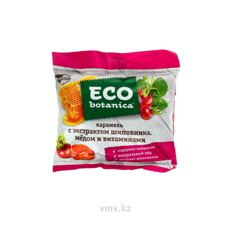 Конфеты ECO BOTANICA С экстрактом шиповника медом и витаминами 150г