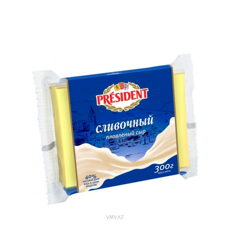 Сыр PRESIDENT Плавленный сливочный 300г м/у
