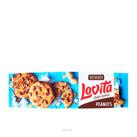 Печенье LOVITA Classic Cookies С арахисом 150г