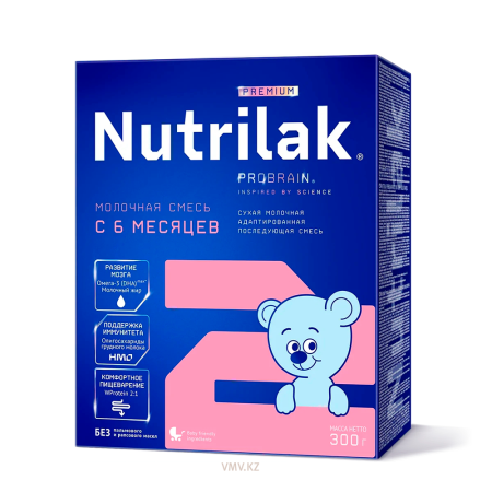 Смесь NUTRILAK Сухая молочная Premium + 2 Последующая 300г