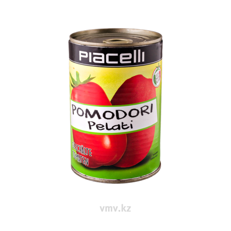 Помидоры PIACELLI Очищенные в томатном соке 400г ж/б