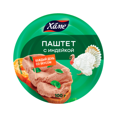 Паштет HAME Деликатесный из индейки 75г п/у