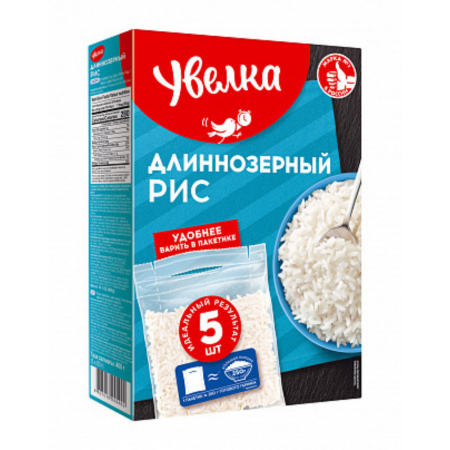 Крупа УВЕЛКА Рис длинозерный 5шт