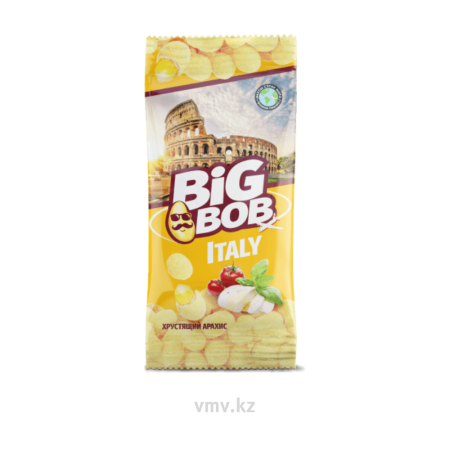 Арахис BIG BOB Хрустящий со вкусом сыра и трав Вкус Италии 110г