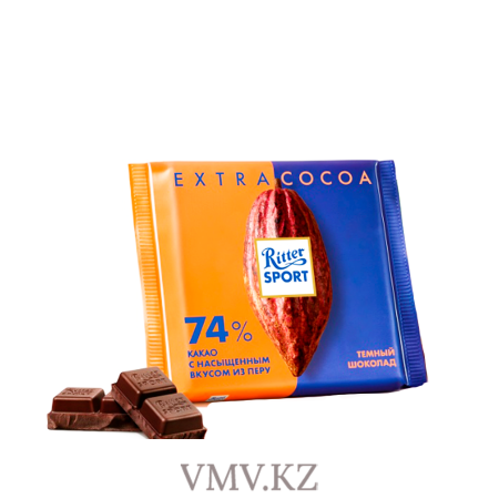 Шоколад RITTER SPORT Темный Какао 81% 100г