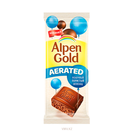 Шоколад ALPEN GOLD Молочный пористый 80г